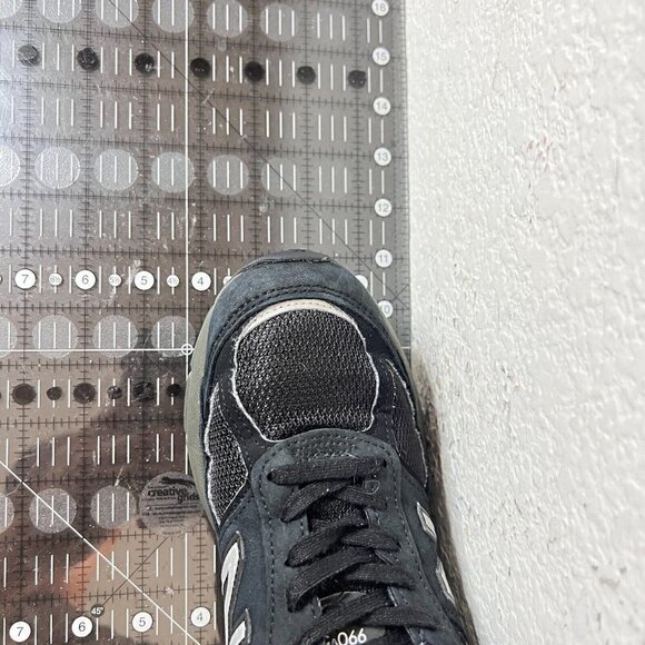 New Balance 990 Women Size 8.5 W990BK5 Black Suede Silver Low Top Running Shoes - Picture 14 of 14